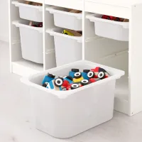 Etajeră cu containere Ikea Trofast 6 56 x 99 x 44 cm / PAL / White photo 5