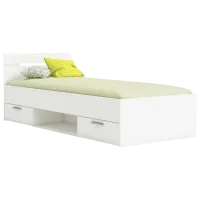 Детская кровать Tempo Kondela Michigan 90 x 200 см / ЛДСП / Белый