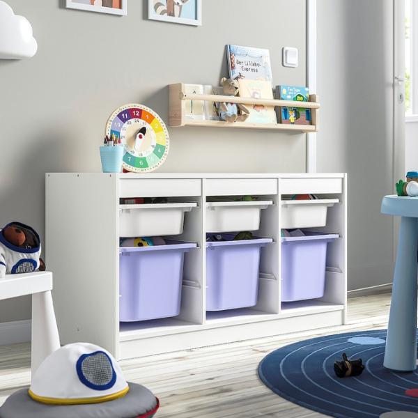 Стеллаж с контейнерами Ikea Trofast 6 56 x 99 x 44см cm / ЛДСП / White photo 5