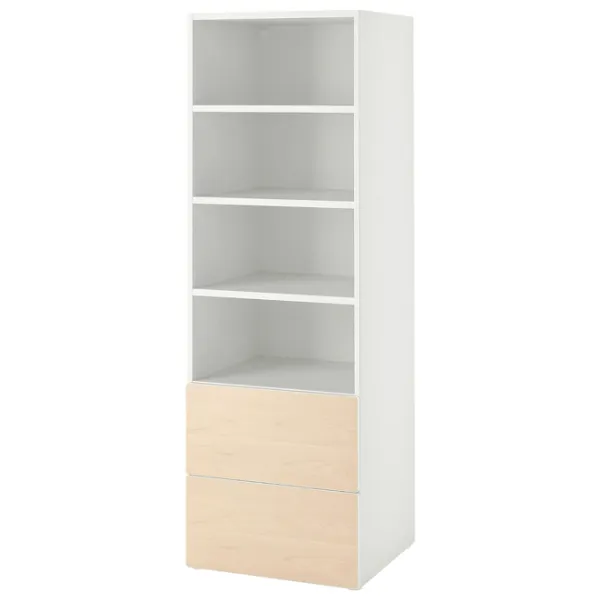 Etajeră Ikea Smastad/Platsa 2 181 x 60 x 57 cm / PAL / White photo 1