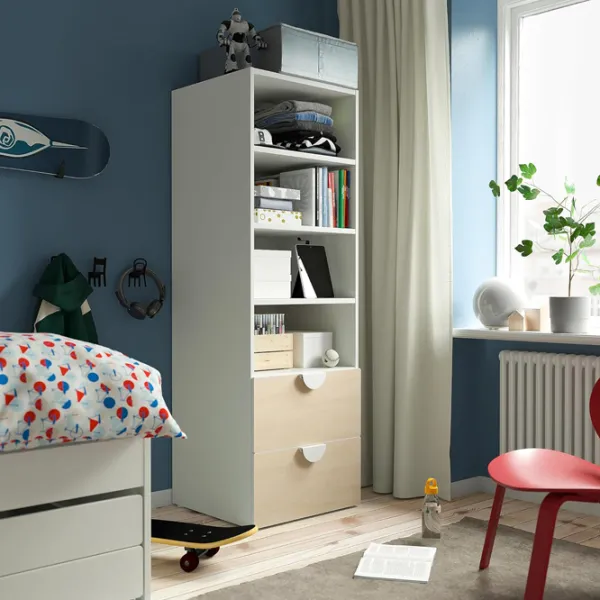 Etajeră Ikea Smastad/Platsa 2 181 x 60 x 57 cm / PAL / White photo 3