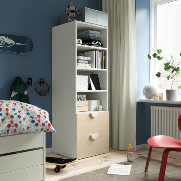 Etajeră Ikea Smastad/Platsa 2 181 x 60 x 57 cm / PAL / White photo 3