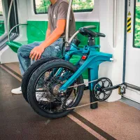 Bicicletă electrică FIIDO X 20" / Blue photo 6