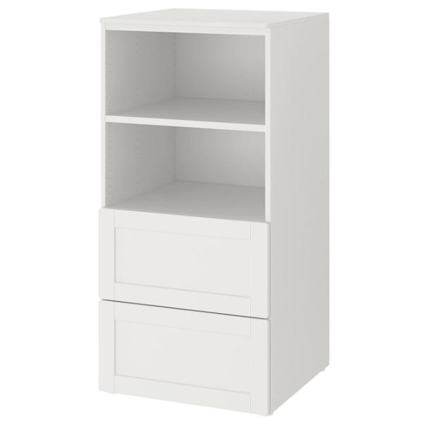 Etajeră Ikea Smastad/Platsa 2 123 x 60 x 57 cm / PAL / White photo 1