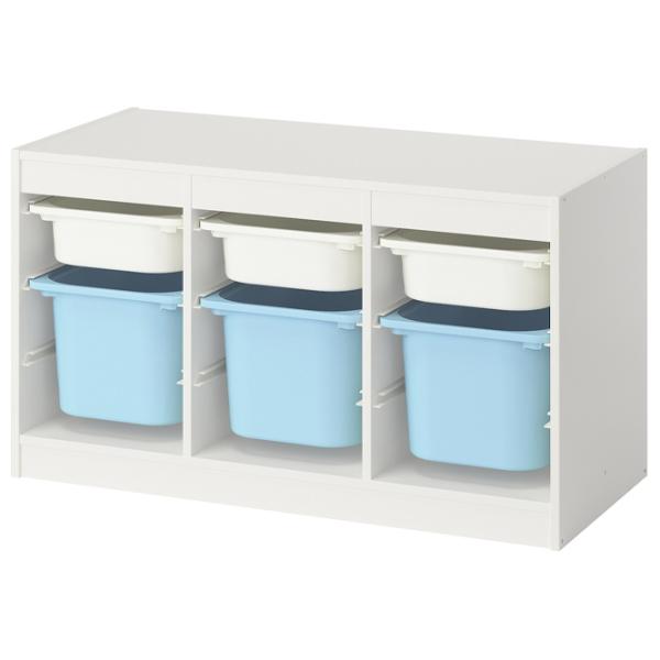 Etajeră cu containere Ikea Trofast 6 56 x 99 x 44 cm / PAL / White photo 1