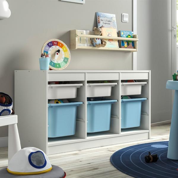 Etajeră cu containere Ikea Trofast 6 56 x 99 x 44 cm / PAL / White photo 6