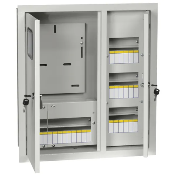 Щит для автоматов IEK MKM35-V-30-31-1-ZO Cталь / IP31 photo 1