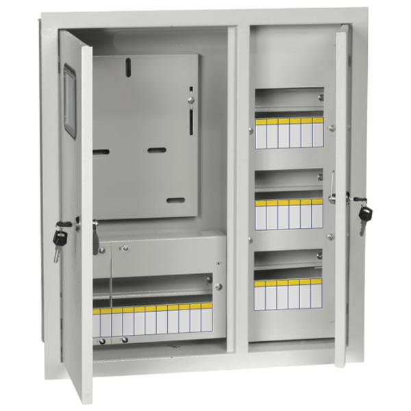 Щит для автоматов IEK MKM35-V-30-31-1-ZO Cталь / IP31 photo 1