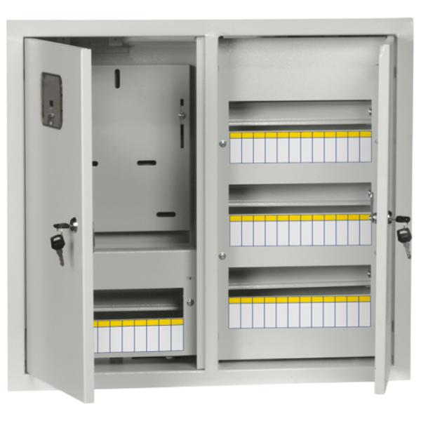 Щит для автоматов IEK MKM35-V-48-31-ZO Cталь / IP31 photo 1