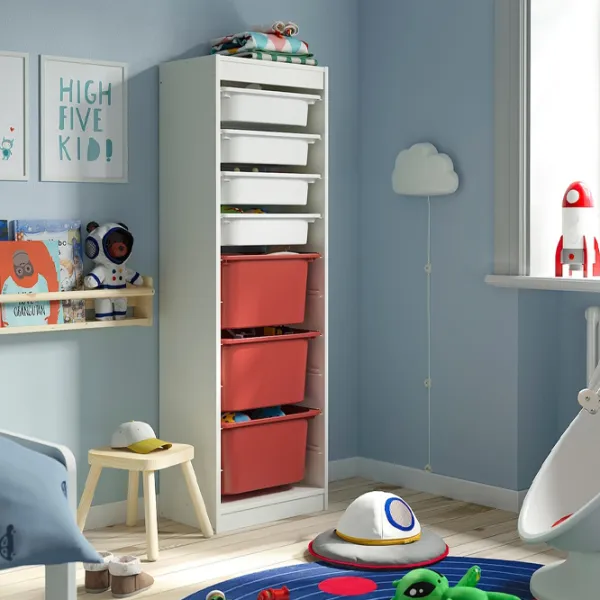 Стеллаж Ikea Trofast 7 145 x 46 x 30см cm / ЛДСП / White photo 2