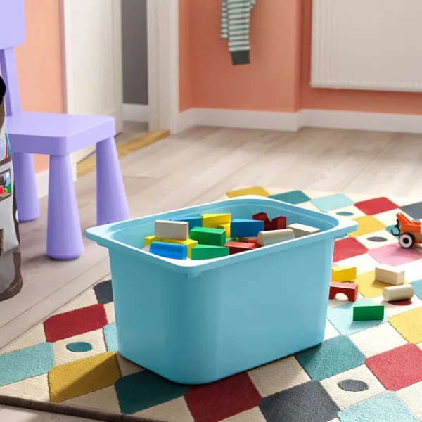 Etajeră cu containere Ikea Trofast 6 91 x 94 x 44 cm / Pin Masiv / Pine photo 3