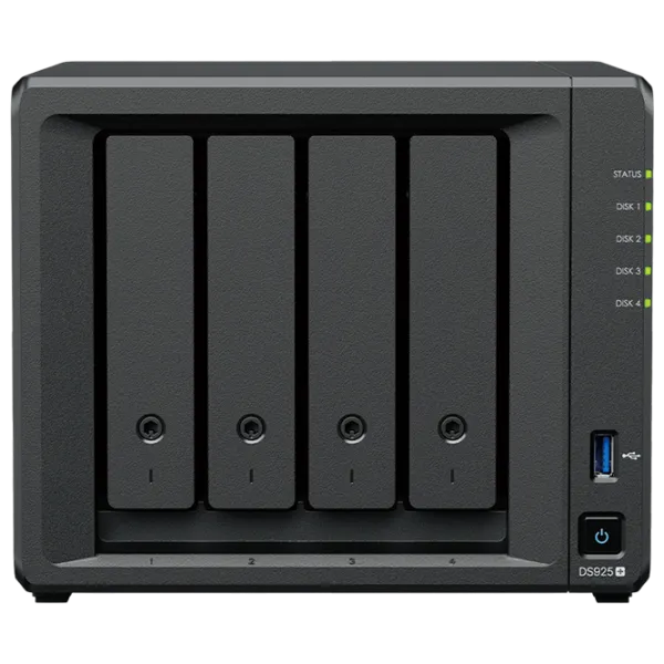 NAS Synology DS925+ Черный photo 1