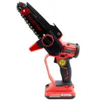 Цепная пила Start-Pro SBS-21 аккумуляторный/ Красный