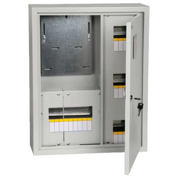 Щит для автоматов IEK MKM33-V-18-31-ZO Cталь / IP31 photo 1
