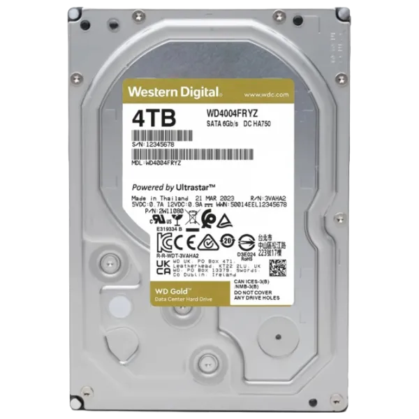 HDD Western Digital Gold Enterprise 4 ТБ WD4004FRYZ / Серебряный photo 4