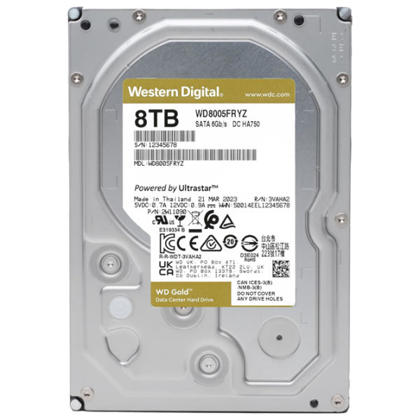 HDD Western Digital Gold Enterprise 8 ТБ WD8005FRYZ / Серебряный photo 3