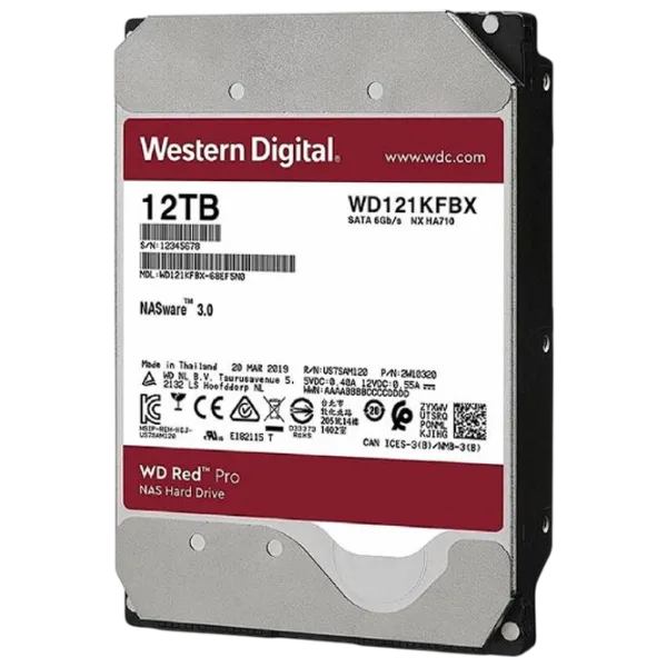 HDD Western Digital Red Pro 12 ТБ WD122KFBX / Красный photo 5