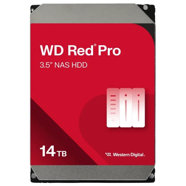 HDD Western Digital Red Pro 14 ТБ WD142KFGX / Красный photo 1