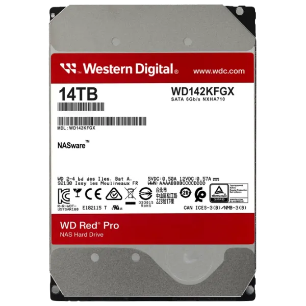 HDD Western Digital Red Pro 14 ТБ WD142KFGX / Красный photo 4