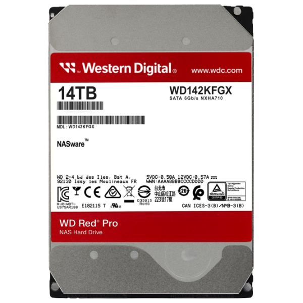 HDD Western Digital Red Pro 14 ТБ WD142KFGX / Красный photo 4