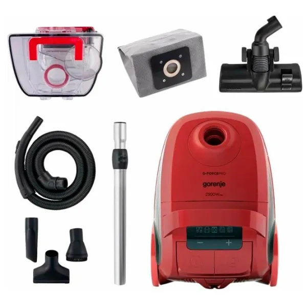 Aspirator Gorenje VC2321GPRRCY 2300 W / Black Red photo 4 Aspirator Gorenje VC2321GPRRCY 2300 W / Black Red photo 4