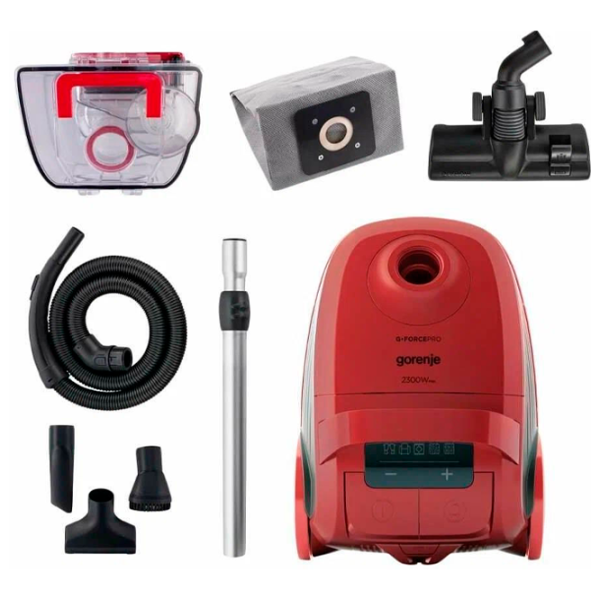 Aspirator Gorenje VC2321GPRRCY 2300 W / Black Red photo 4 Aspirator Gorenje VC2321GPRRCY 2300 W / Black Red photo 4