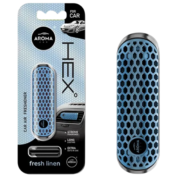 Ароматизатор для авто Aroma Car HEX Свежее белье / / на решетке вентиляции photo 1 Ароматизатор для авто Aroma Car HEX Свежее белье / / на решетке вентиляции photo 1