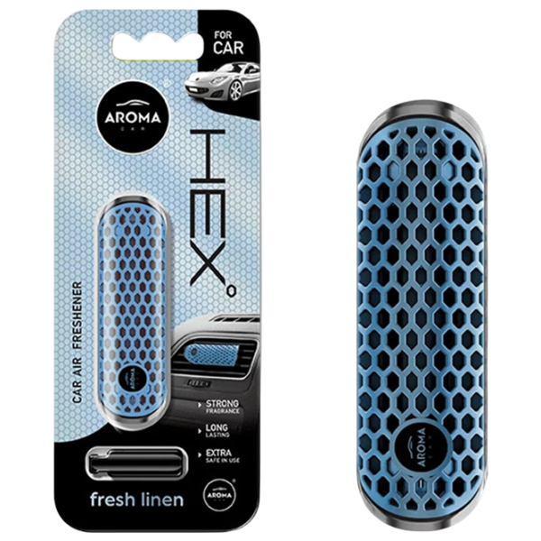 Ароматизатор для авто Aroma Car HEX Свежее белье / / на решетке вентиляции photo 1 Ароматизатор для авто Aroma Car HEX Свежее белье / / на решетке вентиляции photo 1