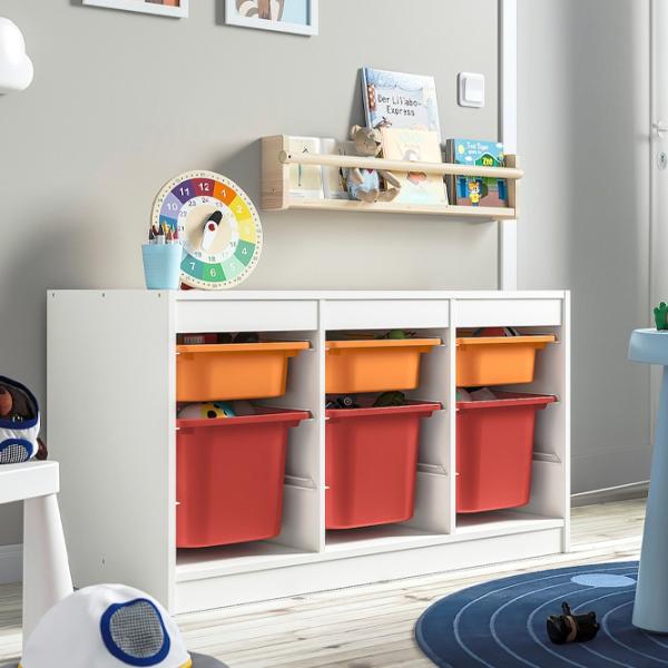 Стеллаж с контейнерами Ikea Trofast 6 56 x 99 x 44см cm / ЛДСП / White photo 3