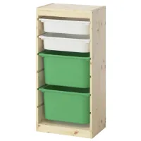 Etajeră Ikea Trofast 4 91 x 44 x 30 cm / Pin Masiv / Pine