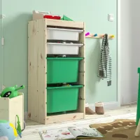 Стеллаж Ikea Trofast 4 91 x 44 x 30см cm / Массивная сосна / Сосна photo 6