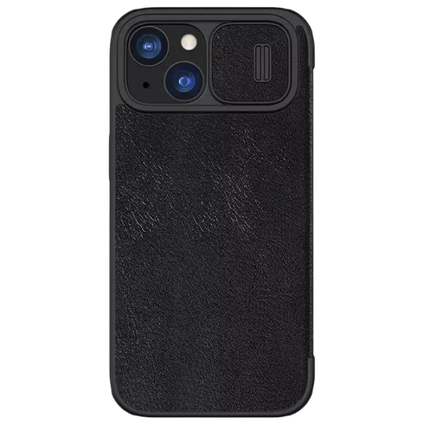 Husă pentru smartphone Apple iPhone 15 Nillkin / Flip Cover / Piele ecologică / Black photo 1
