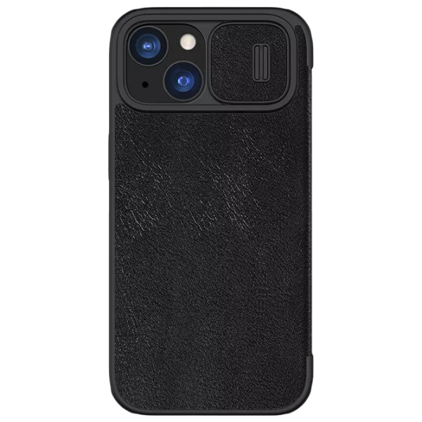 Husă pentru smartphone Apple iPhone 15 Nillkin / Flip Cover / Piele ecologică / Black photo 1