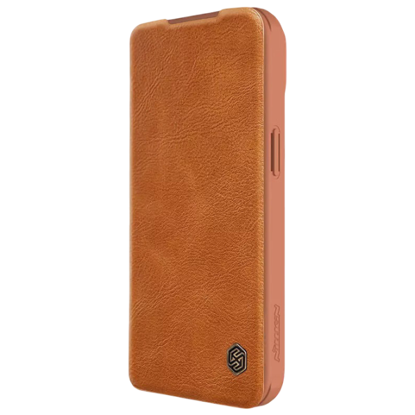 Husă pentru smartphone Apple iPhone 15 Nillkin / Flip Cover / Piele ecologică / Brown photo 5