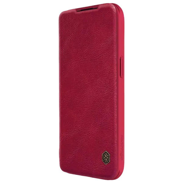 Husă pentru smartphone Apple iPhone 15 Nillkin / Flip Cover / Piele ecologică / Red photo 5