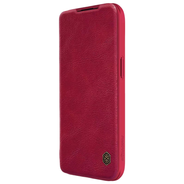 Husă pentru smartphone Apple iPhone 15 Nillkin / Flip Cover / Piele ecologică / Red photo 5