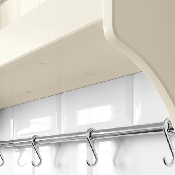 Etajeră Ikea Tornviken 100 x 60 x 30 cm / PAL / White photo 2 Etajeră Ikea Tornviken 100 x 60 x 30 cm / PAL / White photo 2
