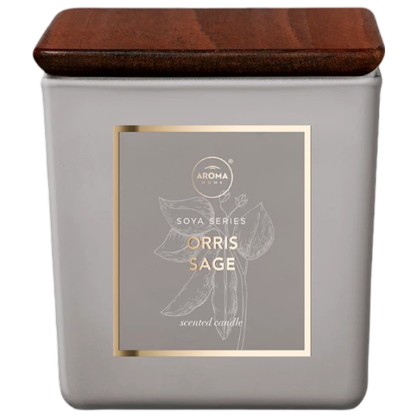 Lumânare Aroma Home Orris & Sage Sage / Ceară de soia photo 1