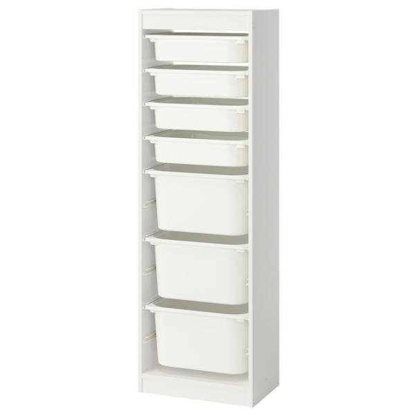 Стеллаж Ikea Trofast 7 145 x 46 x 30см cm / ЛДСП / White photo 1