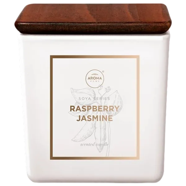 Lumânare Aroma Home Raspberry & Jasmine Chihlimbar uscat / Ceară de soia photo 1