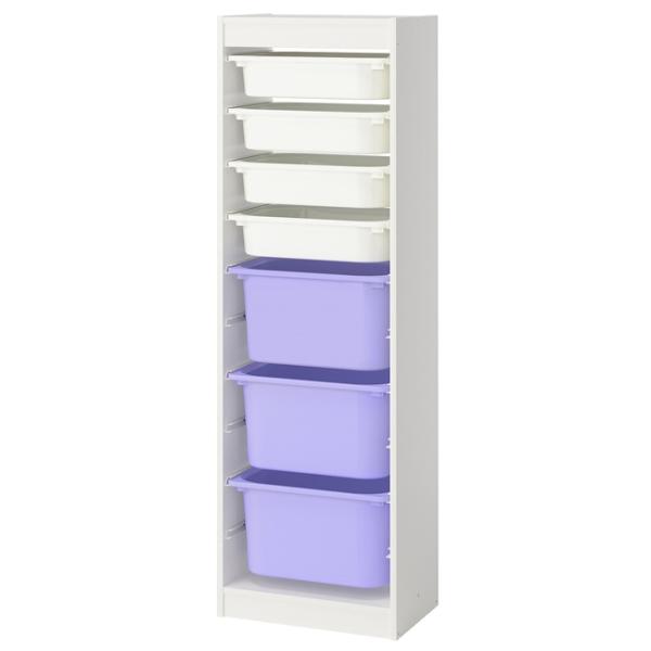 Стеллаж Ikea Trofast 7 145 x 46 x 30см cm / ЛДСП / White photo 1