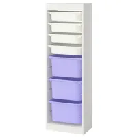 Стеллаж Ikea Trofast 7 145 x 46 x 30см cm / ЛДСП / White