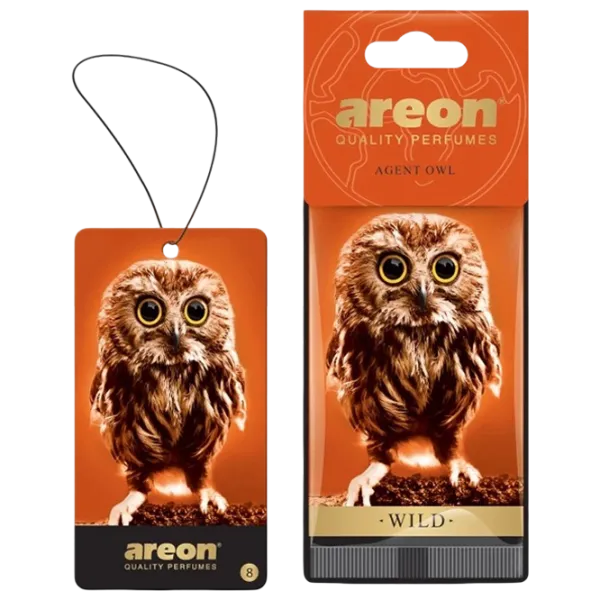 Ароматизатор для авто Areon Wild Агент Сова / / на зеркале photo 1