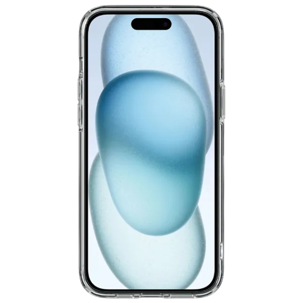 Husă pentru smartphone Apple iPhone 15 Spigen / MagSafe Back / TPU / Transparent White photo 5