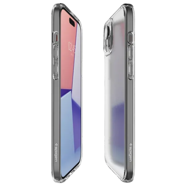 Husă pentru smartphone Apple iPhone 15 Spigen / Back / TPU / Matte Transparent photo 3