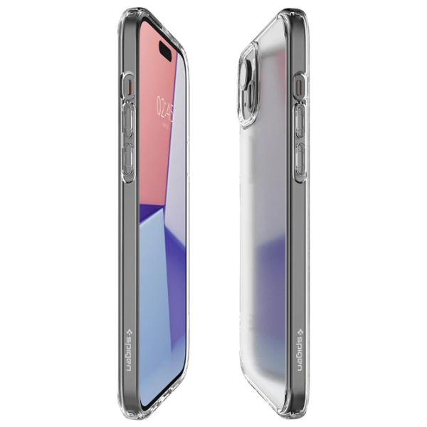 Husă pentru smartphone Apple iPhone 15 Spigen / Back / TPU / Matte Transparent photo 3