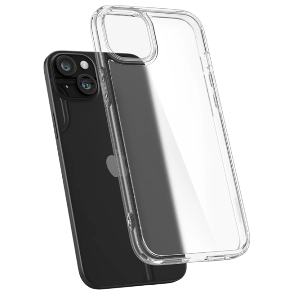 Husă pentru smartphone Apple iPhone 15 Spigen / Back / TPU / Matte Transparent photo 4