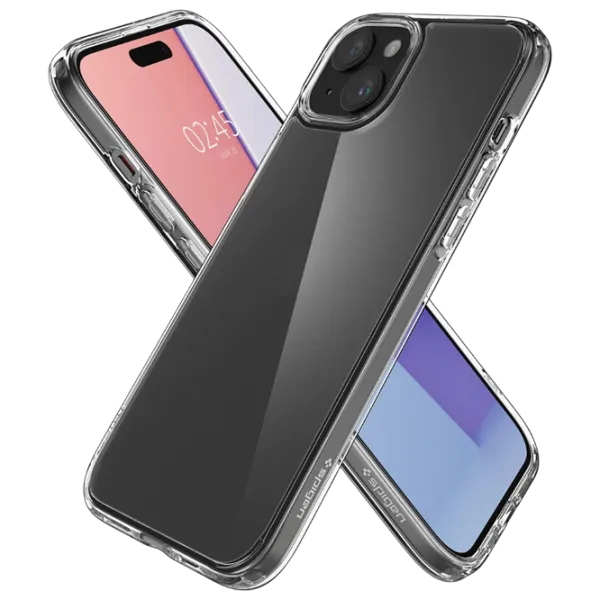 Husă pentru smartphone Apple iPhone 15 Spigen / Back / TPU / Matte Transparent photo 5