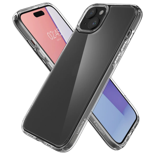 Husă pentru smartphone Apple iPhone 15 Spigen / Back / TPU / Matte Transparent photo 5
