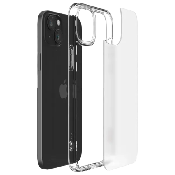 Husă pentru smartphone Apple iPhone 15 Spigen / Back / TPU / Matte Transparent photo 6